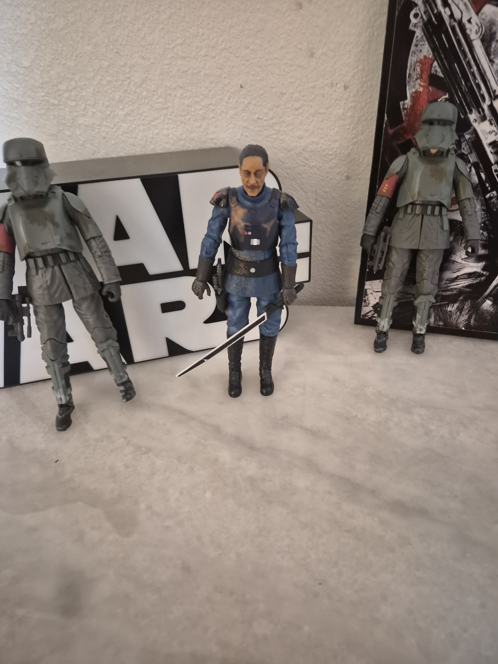 Star Wars The Mandalorian Moff Gideon & Imperial Death Troopers Lot pre-owned